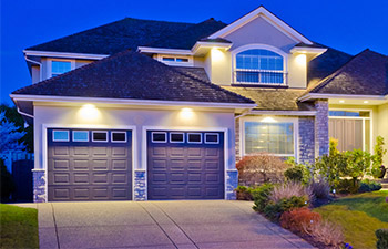 home with concrete driveway