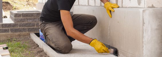 Man Repairing a Concrete concrete surface Alpharetta GA