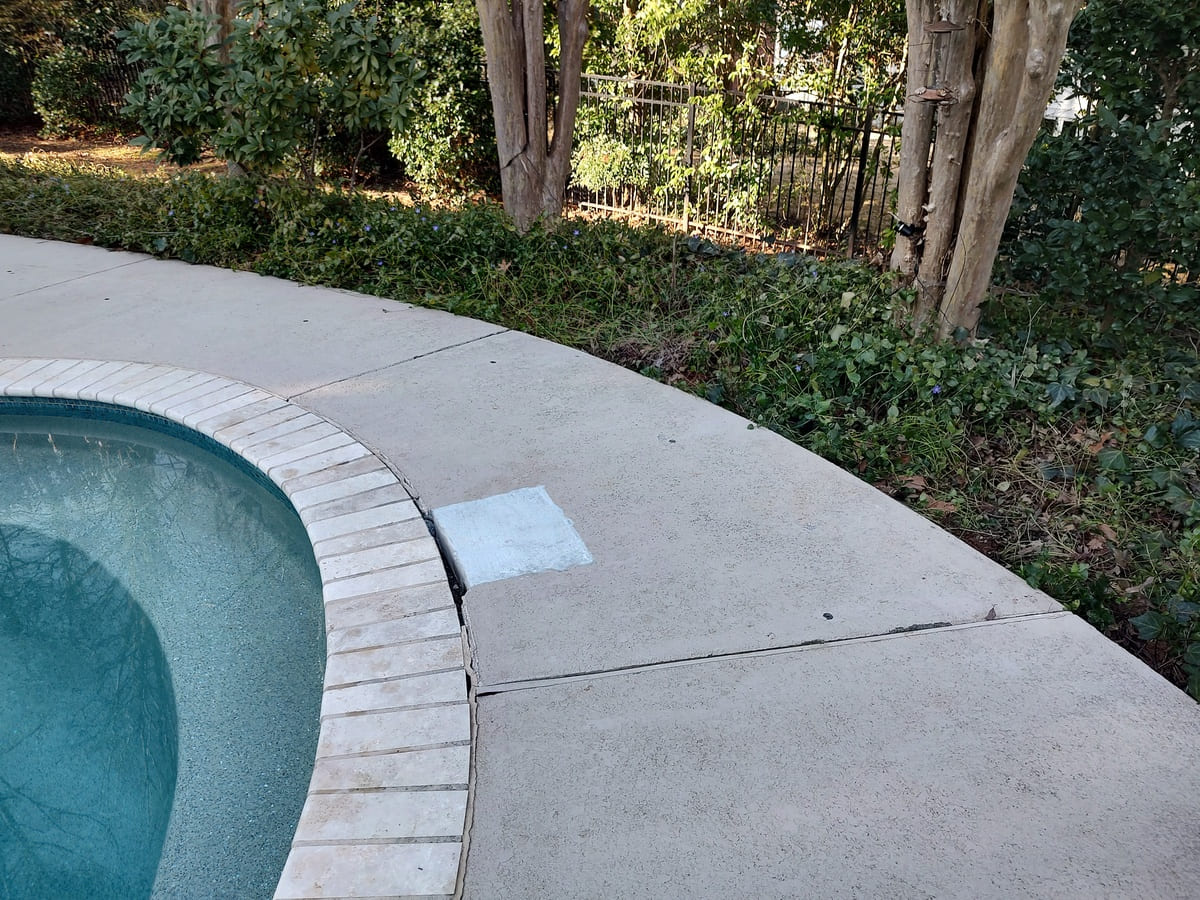 after pool deck repair