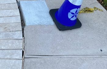 before pool deck repair