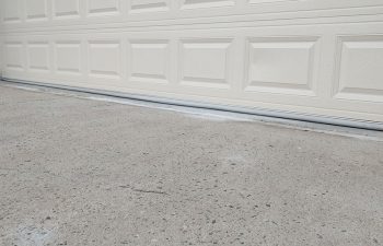 driveway after lifting