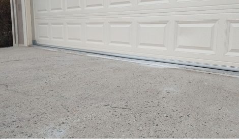 driveway after lifting