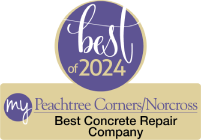 2024 Best of MY PEACHTREE CORNERS NORCROSS Best Concrete Repair Company badge